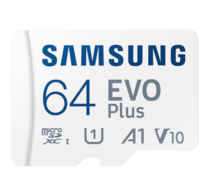 Karta pamięci SAMSUNG EVO Plus microSD 64GB z adapterem 160MB/s